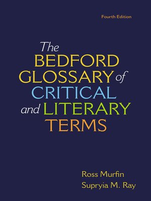 cover image of Bedford Glossary of Critical & Literary Terms